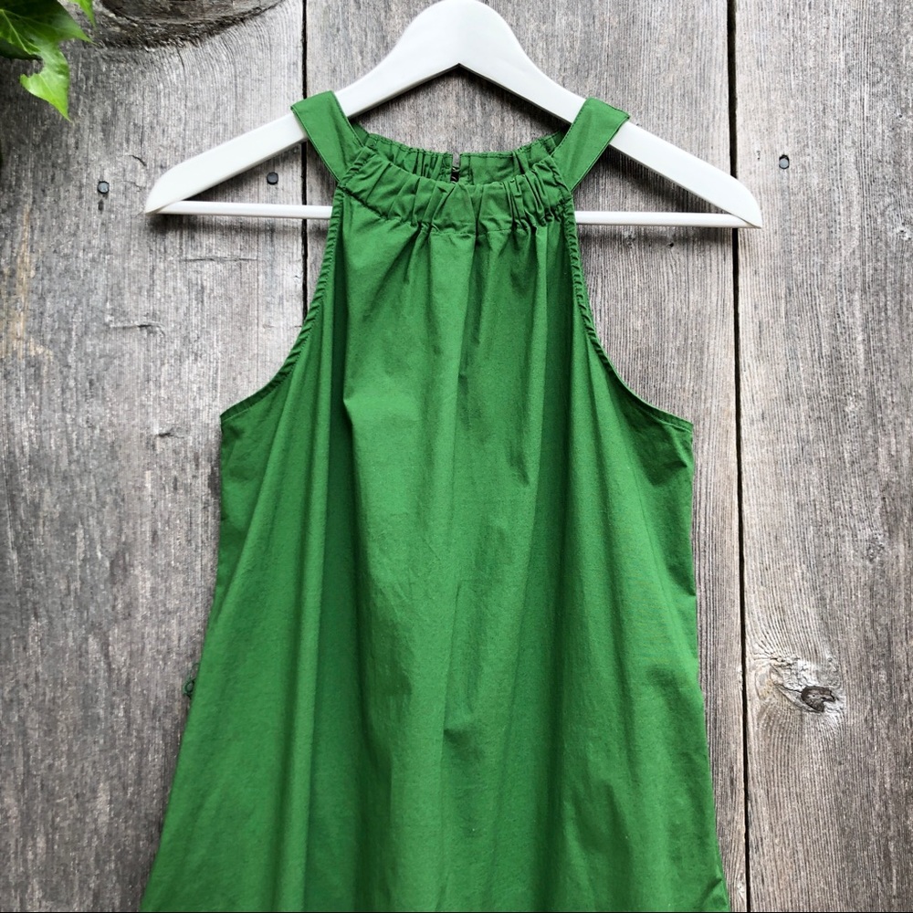 Mossimo green halter maxi dress w. pockets - Picture 2 of 8